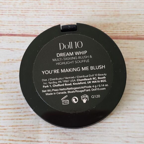 Doll 10 Dream Whip Blush and Highlight Soufflé in You're Making Me Blush - Picture 2 of 6